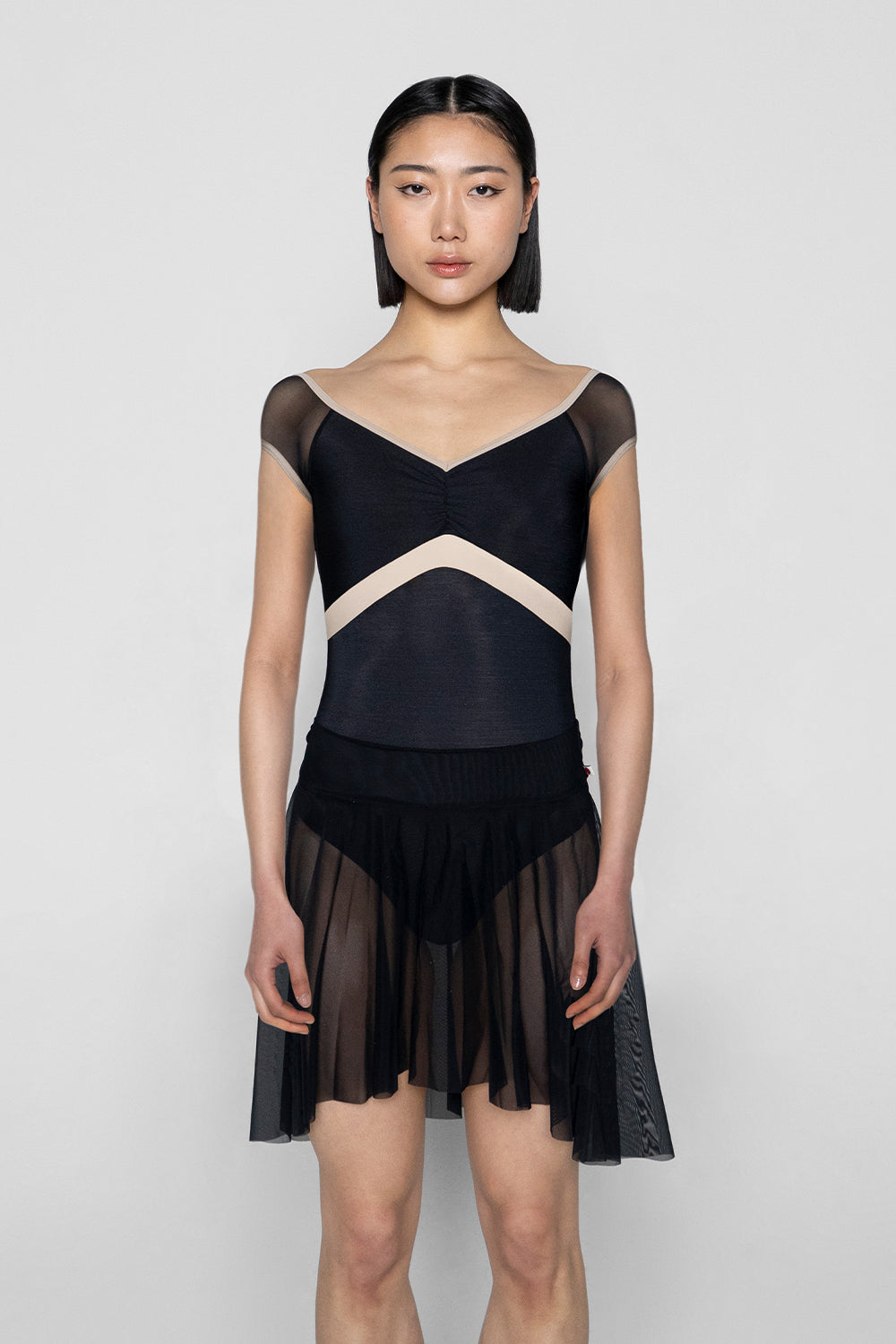 Claire skirt in Mesh black