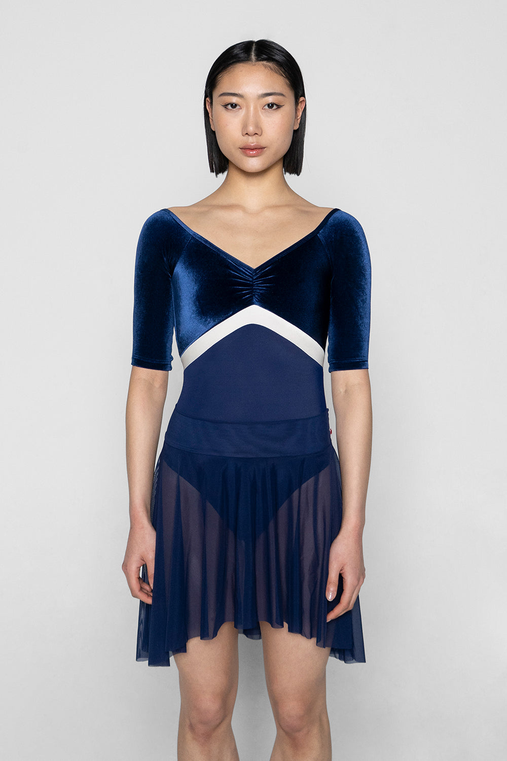 Claire skirt in Mesh Dark Blue