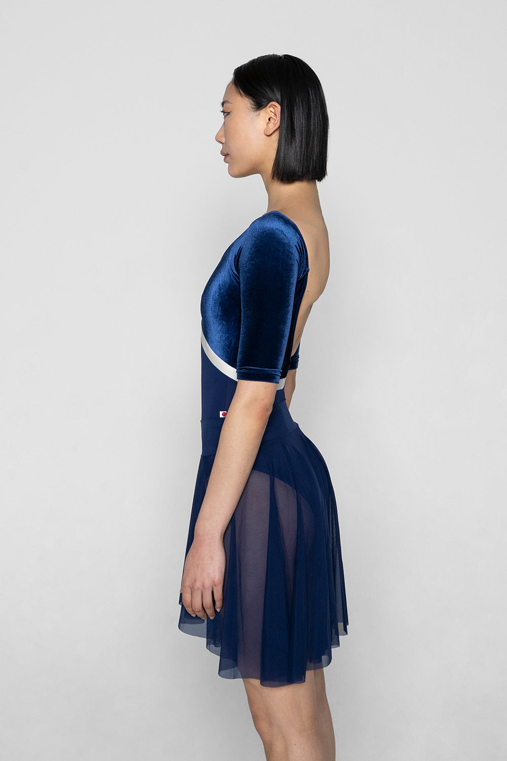 Claire skirt in Mesh Dark Blue