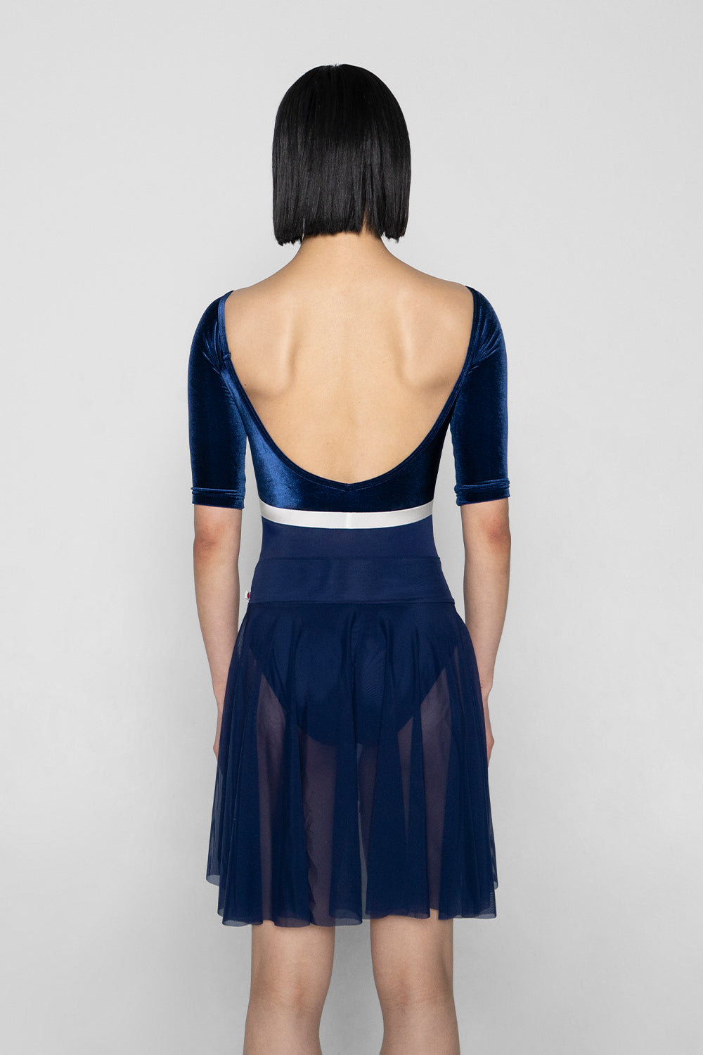 Claire skirt in Mesh Dark Blue