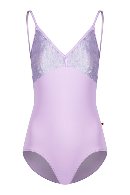 Kids Daria leotard in T-Ribbon body color with CV-Angelic trim color