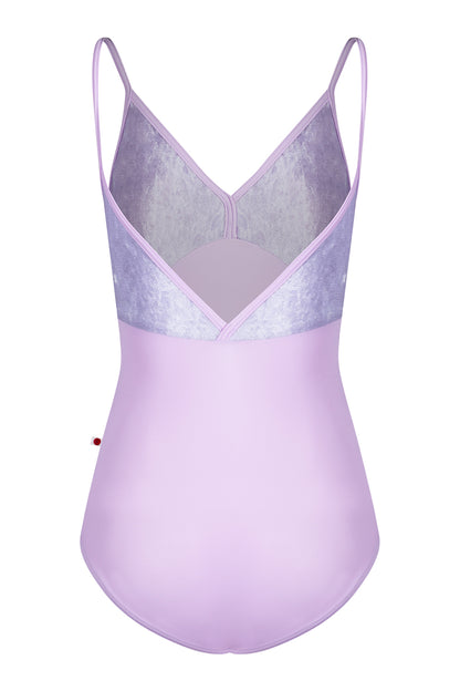 Kids Daria leotard in T-Ribbon body color with CV-Angelic trim color
