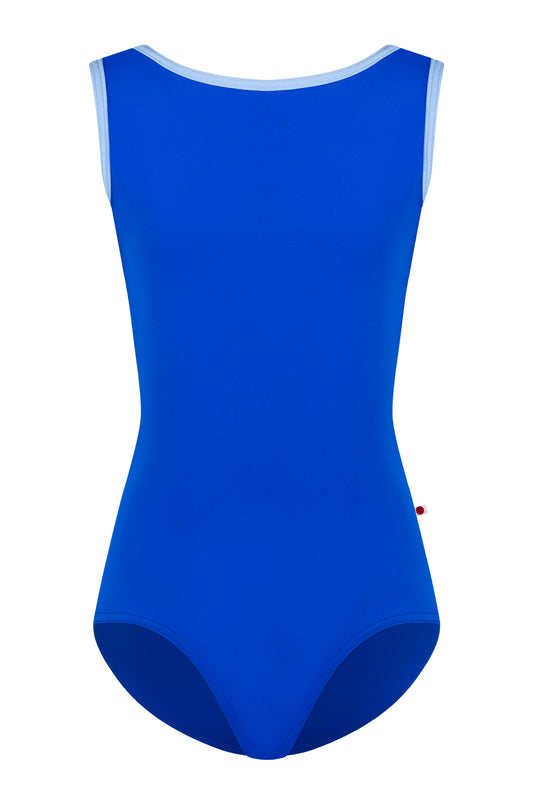 Kids Sofiane leotard in T-Captain body color with N-Moontide trim color