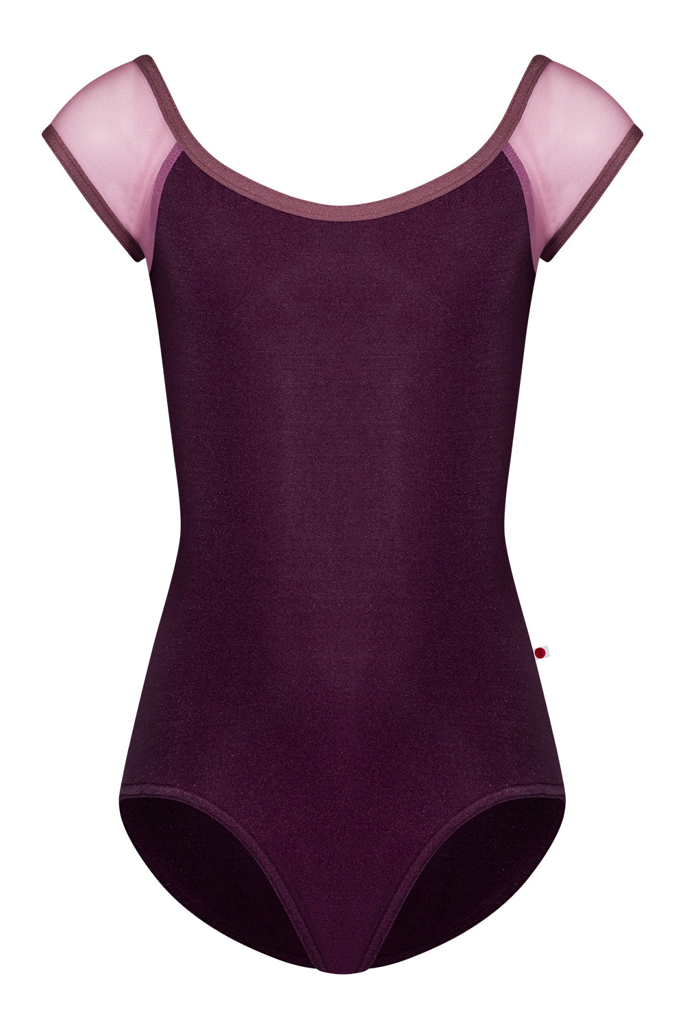 Kids Wendy leotard in N-Opera body color with Mesh Sonata top color and N-Phoenix trim color