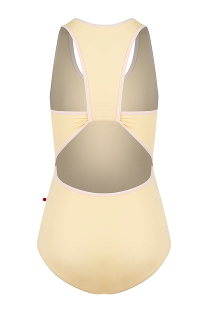 Alex leotard in T-Vanilla body color with T-Misty Rose trim color
