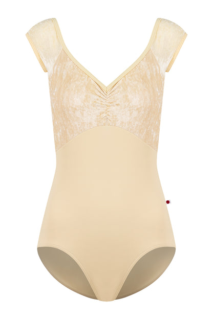 Elli leotard in T-Vanilla body color with CV-Vanilla top color and T-Vanilla trim color