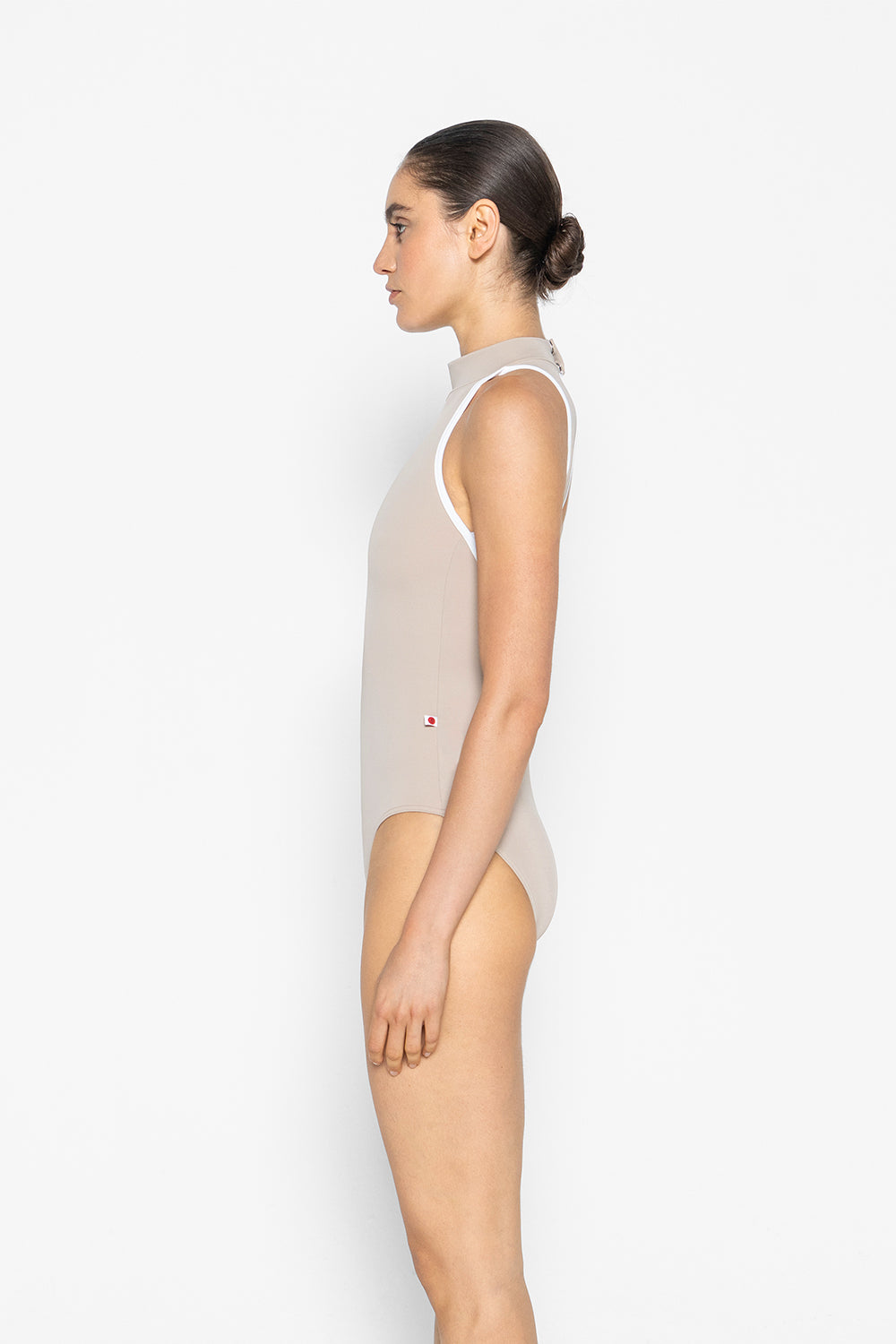 Noe leotard in T-Mosaic body color with T-White trim color