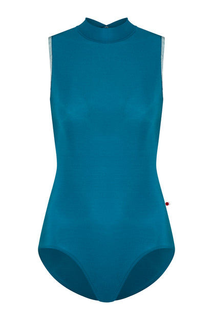 Natasha leotard in N-Ottanio body color with CV-Ice trim color