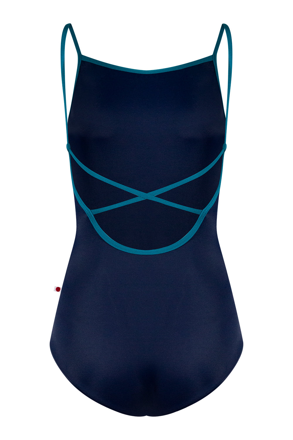 Kids Daniela leotard in N-Dark Blue body color with T-Zenith trim color