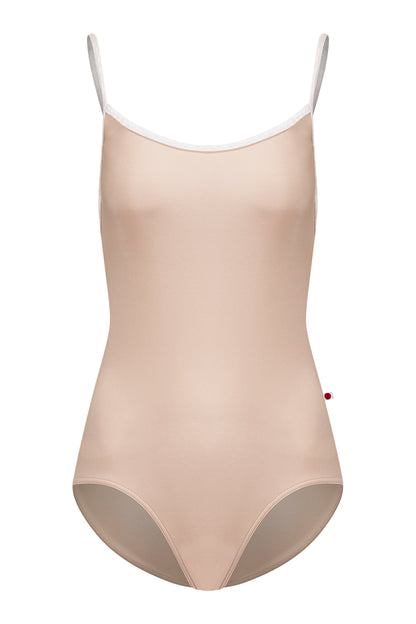 Tamara leotard in N-Base body color with CV-Misty Rose trim color