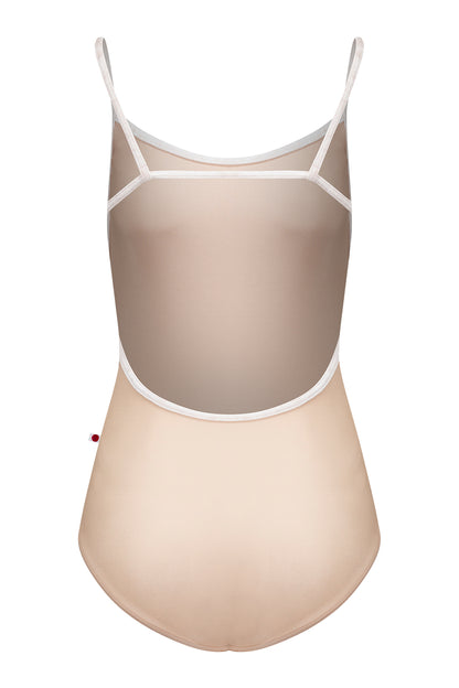 Tamara leotard in N-Base body color with CV-Misty Rose trim color