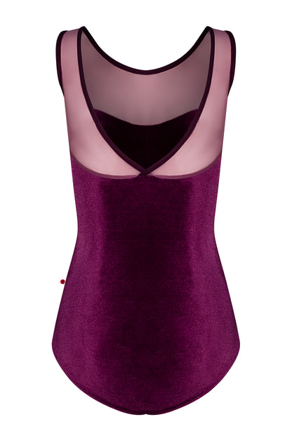 Jane leotard in V-Roxy body color with Mesh Sonata top color and N-Opera trim color