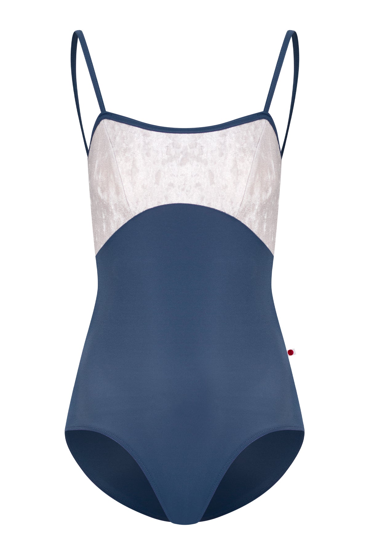 Denise leotard in T-Storm body color with CV-Silver top color and T-Storm trim color
