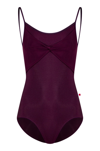 Kathy leotard in N-Opera body & trim color with Mesh Opera overlay