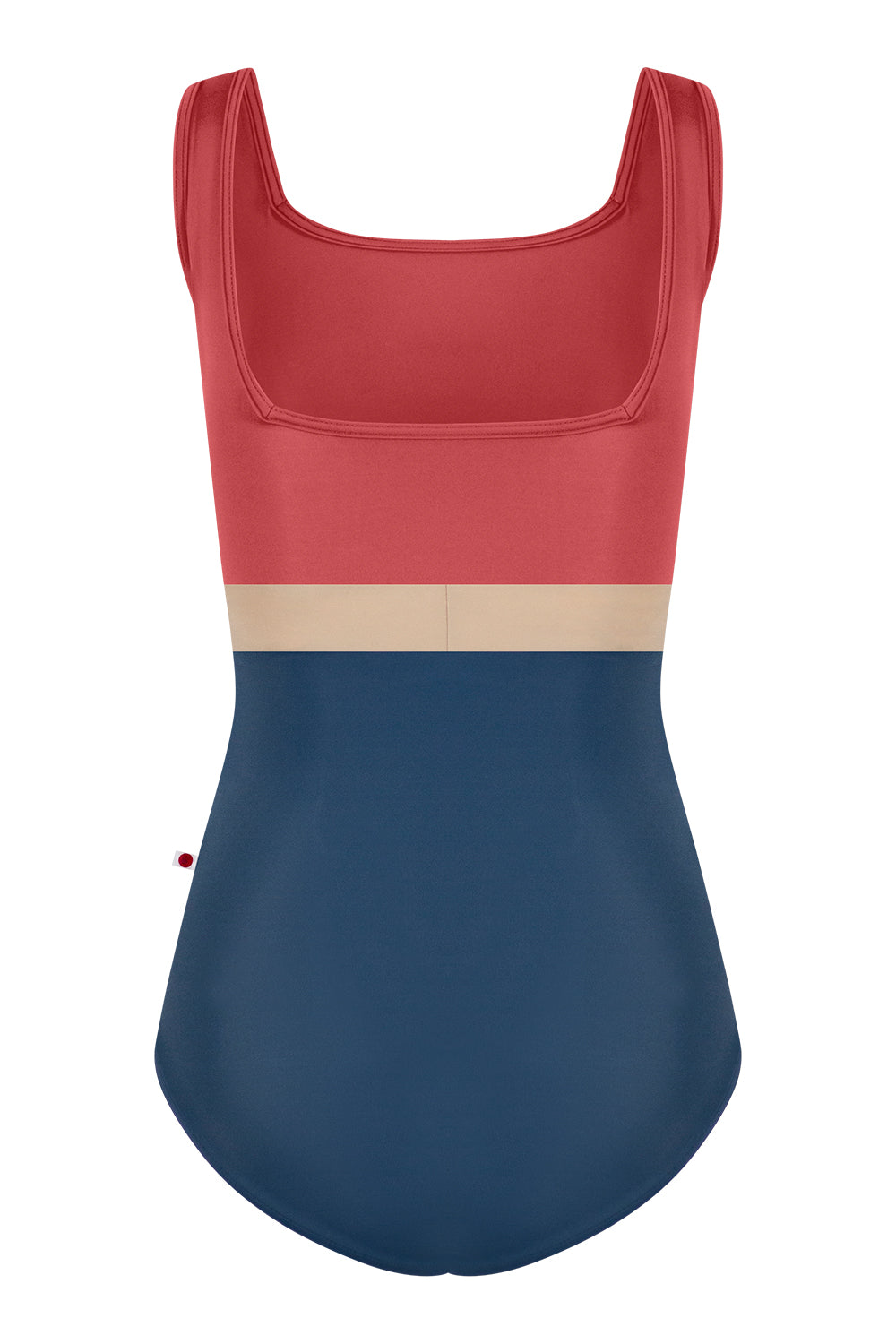 Marieke Variation 1 leotard in T-Storm body color with N-Fox top & trim color and T-Mosaic middle band color