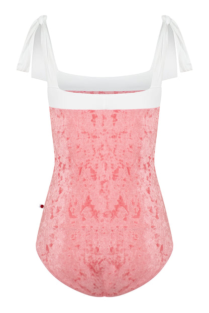 Mimi leotard in CV-Romance body color with T-White top color