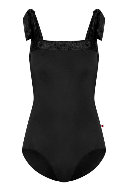 Mimi leotard in N-Black body color with CV-Black top color