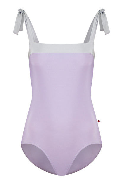 Mimi leotard in N-Poem body color with N-Silver top color