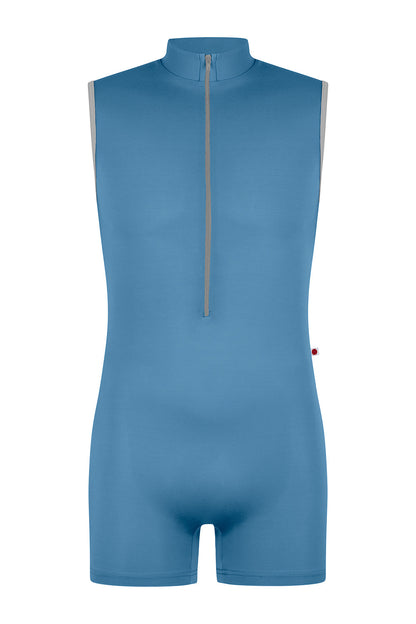 Victor Techni/Side-Stripe Semi-Unitard