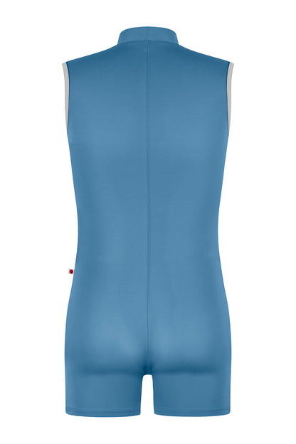 Victor Techni/Side-Stripe Semi-Unitard