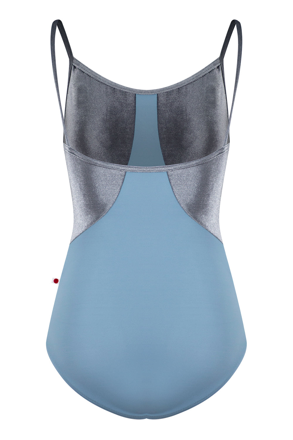 Amanda leotard in T-Bluegrey body color with V-Steel top & trim color